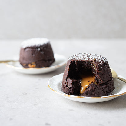 (Best before 26Apr2026) Iceland Melt in the Middle Caramel Puddings 2 Packs 140g