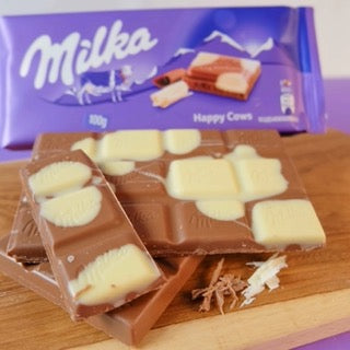 Milka Alpine Cow Spot Chocolate Bar 90g