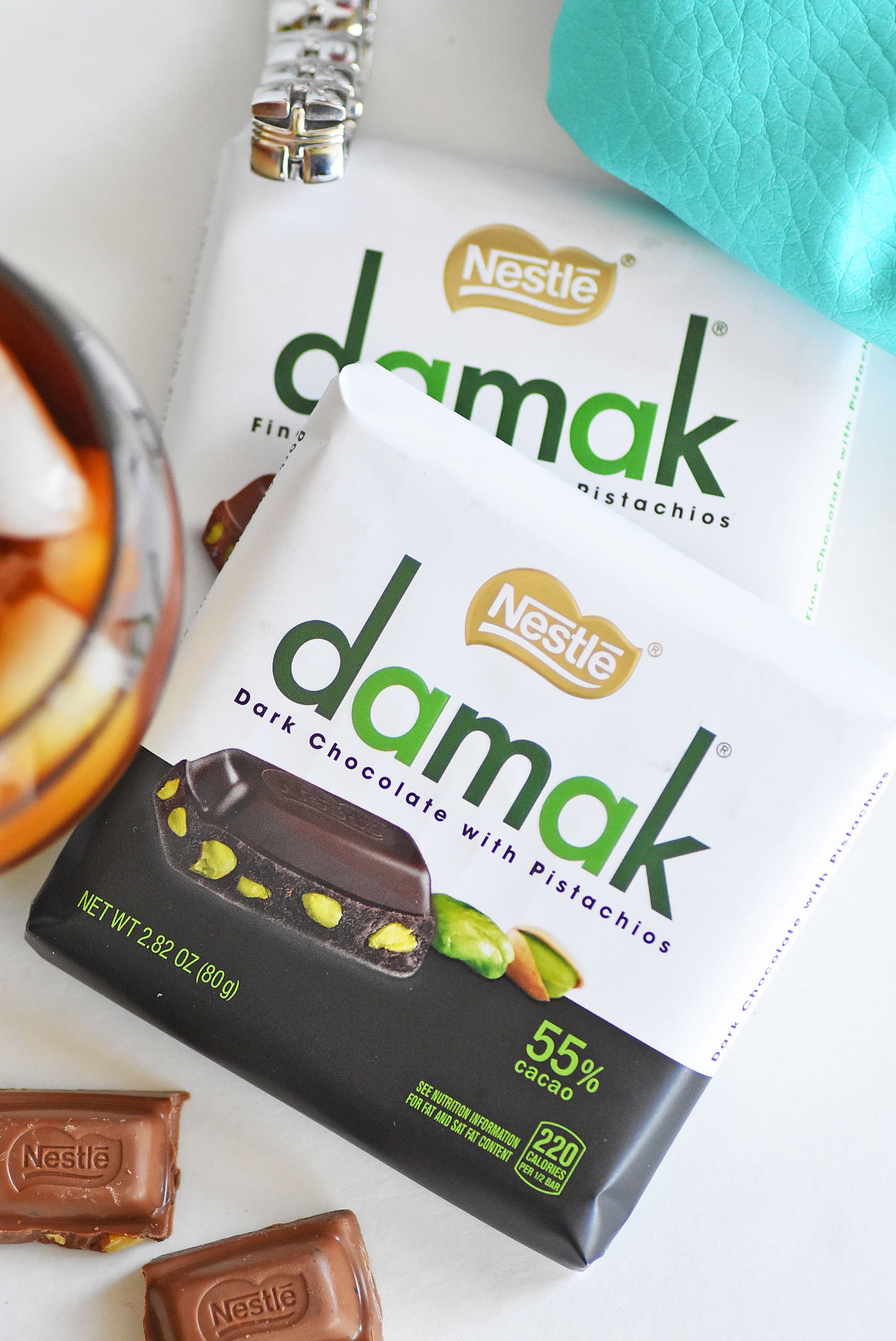 [BestBefore-30Nov2025] Nestle Damak Dark Chocolate with Pistachio 60g