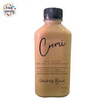 Cremi Whole Milk Double Espresso Ice Latte Made Fresh with 100% Colombian Arabica Beans 250ml