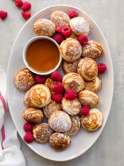 Jensens Original Chocolate and Hazelnut Pancake Bites 560g เจนเซ่นส์ ออริจินัล แพนเค้ก ไบท์ รสช็อกโกแลต และ เฮเซลนัท 560 กรัม