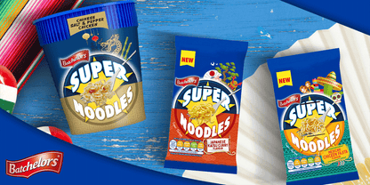 Batchelors Super Noodles Curry Flavour 75g แบทเชลเลอร์ ซุปเปอร์นู้ดเดิ้ล รสแกงกะหรี่ 75 กรัม