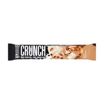 Warrior Crunch White Chocolate Mocha Protein Bar 64g วอริเออร์ ครันช์ ไวท์ ช็อกโกแลต มอคค่าโปรตีนบาร์ 64 กรัม