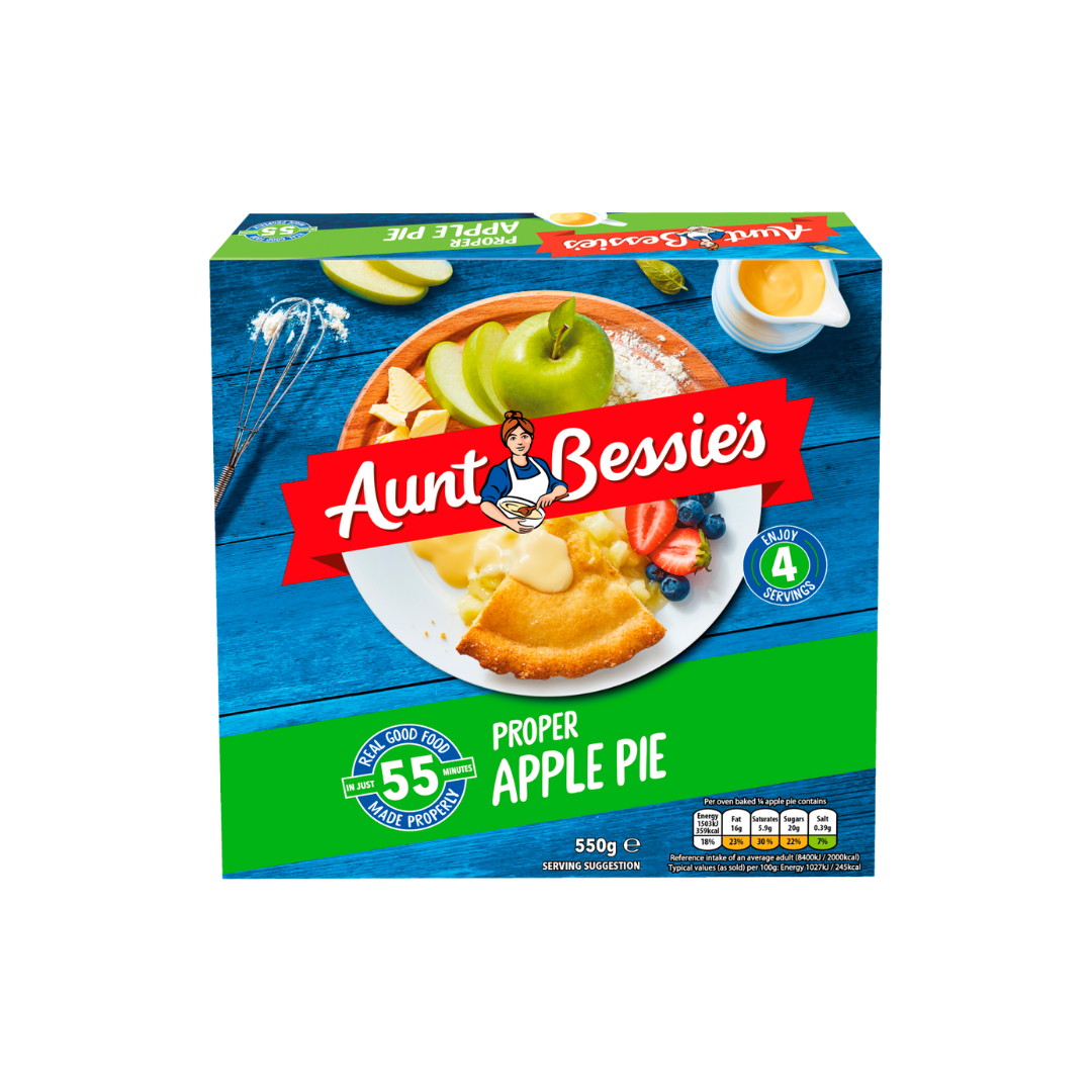 Aunt Bessies Bramley Apple Pie 550g