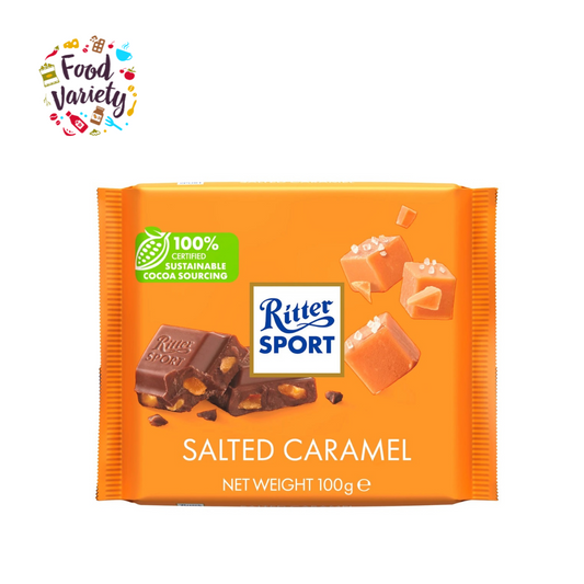 Ritter Sport Salted Caramel 100g ริทเทอร์ สปอร์ต ซอลท์ คาราเมล 100g