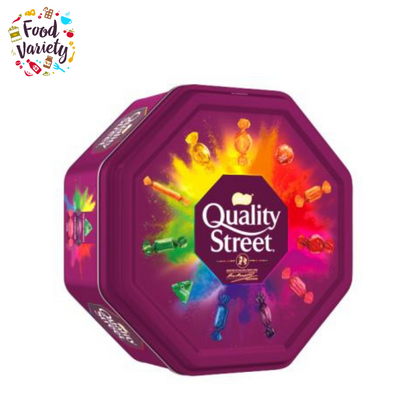 Nestle Quality Street Tin 871g เนสท์เล่ ควอลิตี้ สตรีท ช็อกโกแลตและท็อปฟี่รวมรส แบบกระป๋อง 871กรัม