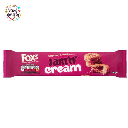 Fox's Jam 'n' Cream Biscuit 150g