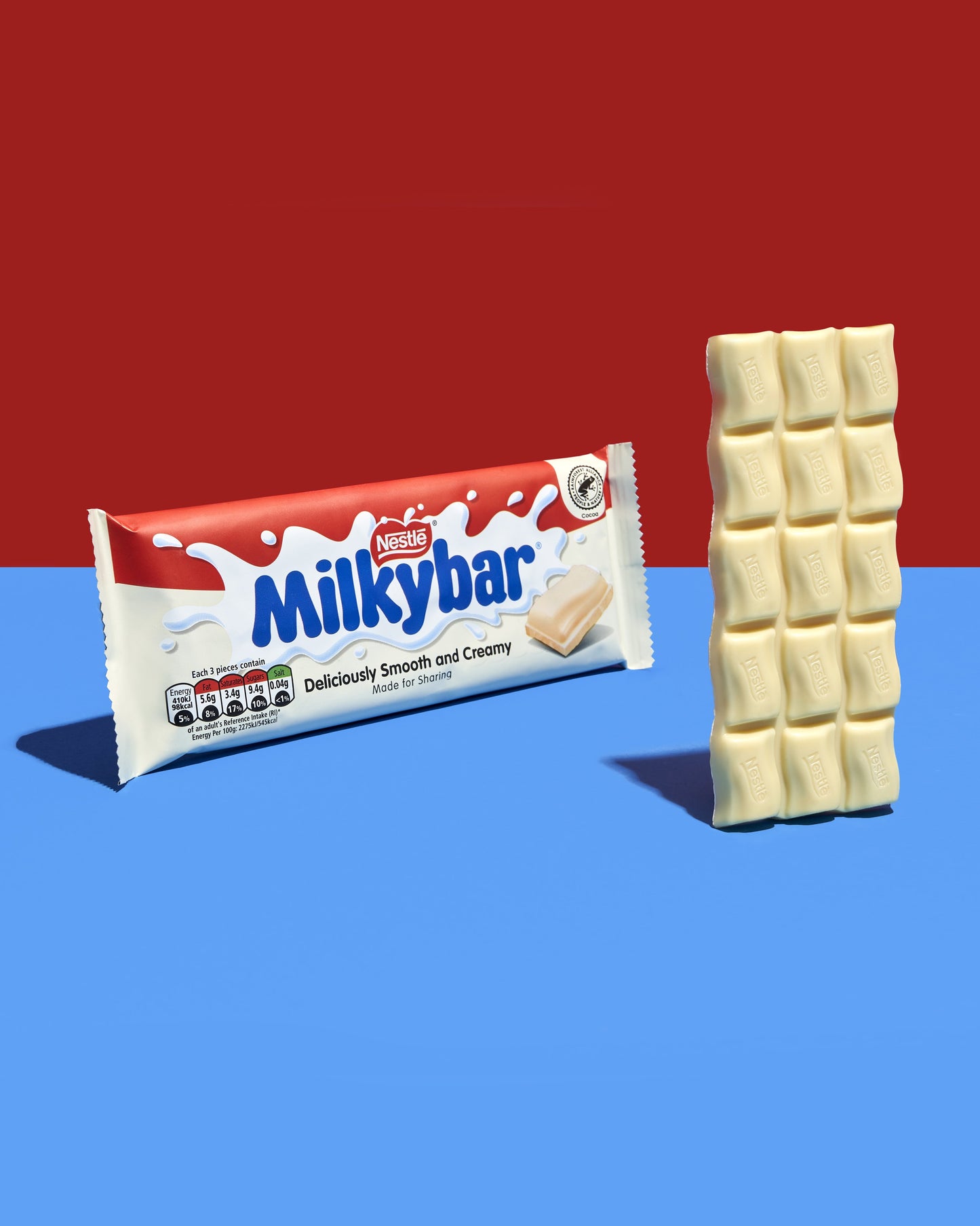 Milkybar White Chocolate Sharing Bar 90g มิลค์กี้บาร์ ช๊อคโกแลต รสนม แบบบาร์ 90 กรัม