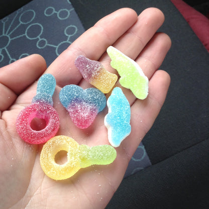 Haribo Tangfastics Fruit & Cola Flavour Fizzy Jelly Sharing Bag 175g