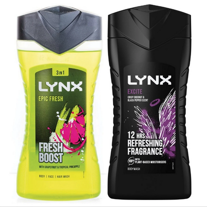 Lynx Excite Shower Gel 225ml