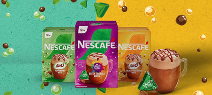 Nescafe Green Triangle Quality Street Mocha Sachets 7 x 19g