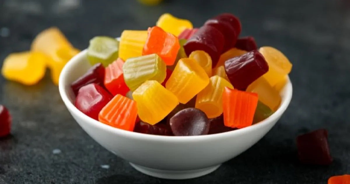 Lion Mini Gems with liquorice gem 130g
