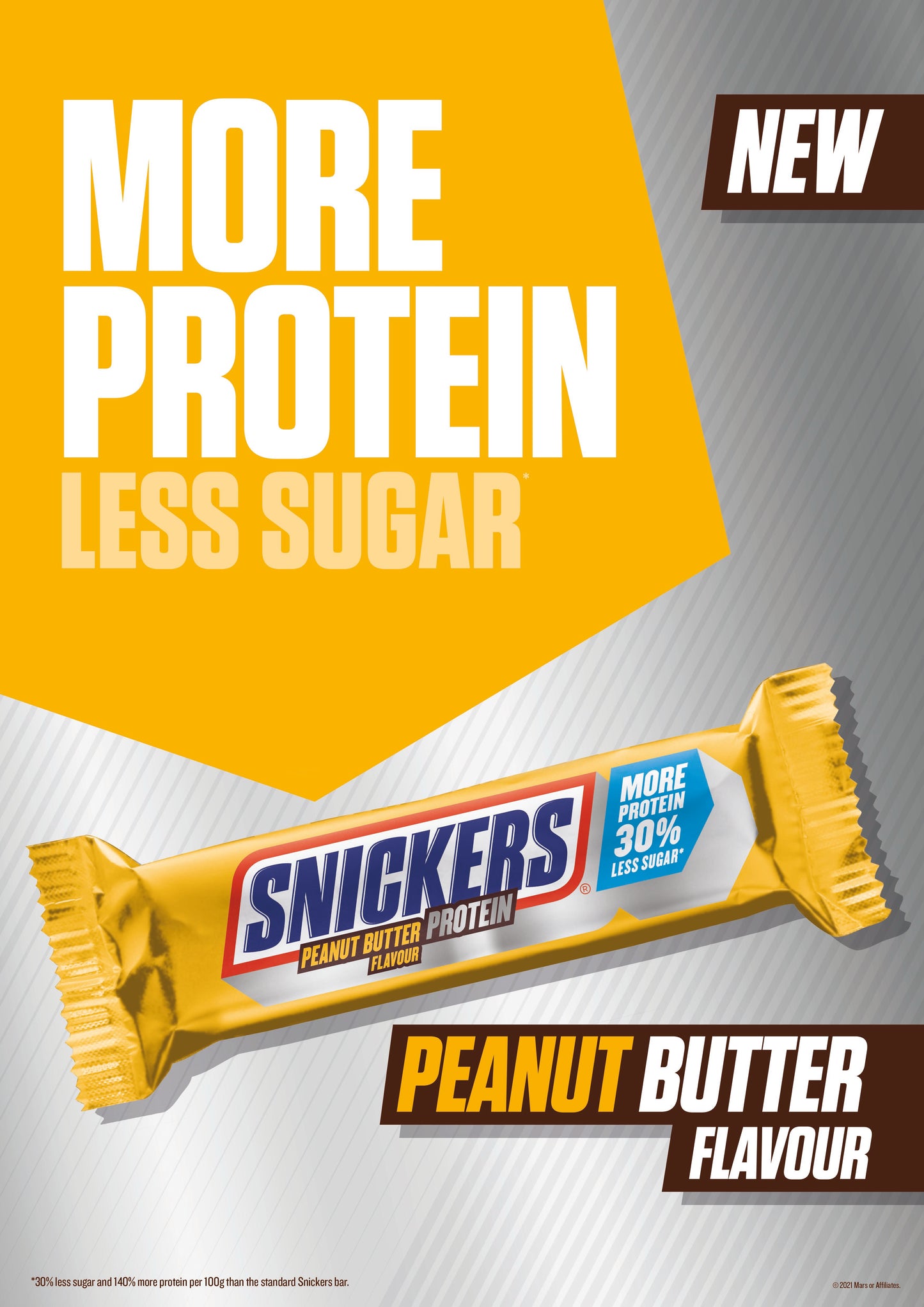 (Best Before 05Aug2026)Snickers Protein Peanut Butter Chocolate Bar 47g