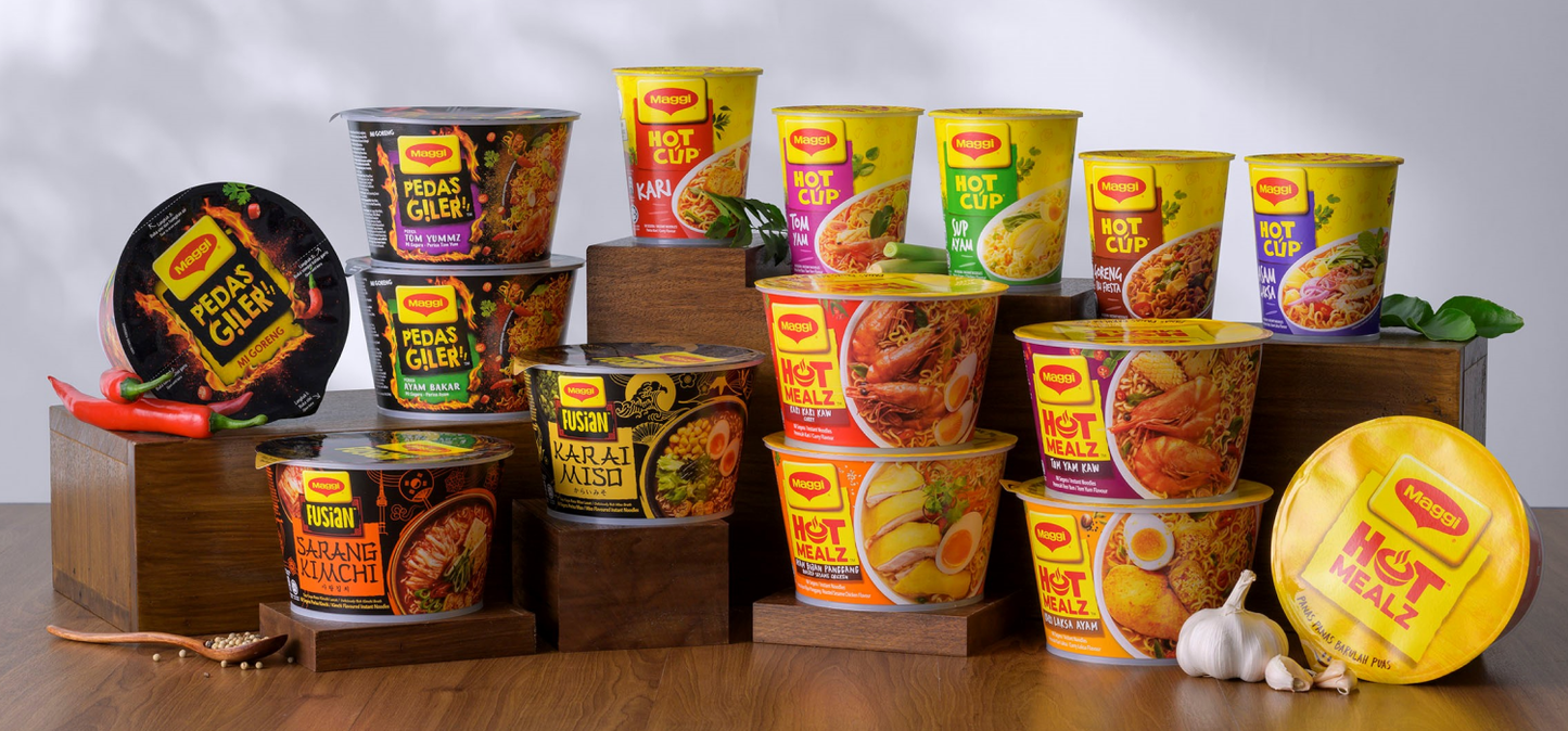 [BestBefore-30Sep2025] Maggi Hot Cup Curry Noodles 59.2g