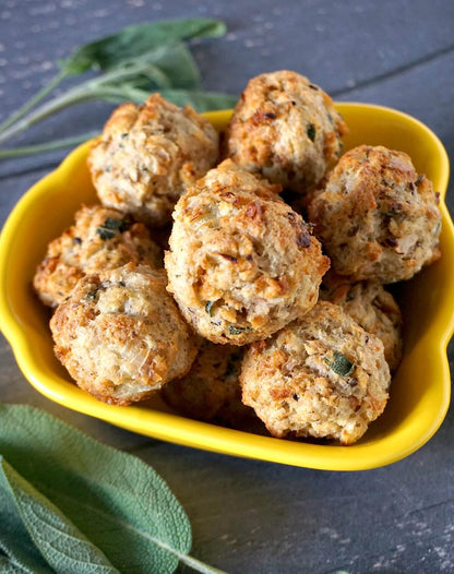 [Best Before 30-Aug-2024] Aunt Bessie's 12 Sage & Onion Stuffing Balls 310G อ้าน ไส้เกล็ดขนมปัง และ หัวหอม 12 ชิ้น 310 กรัม