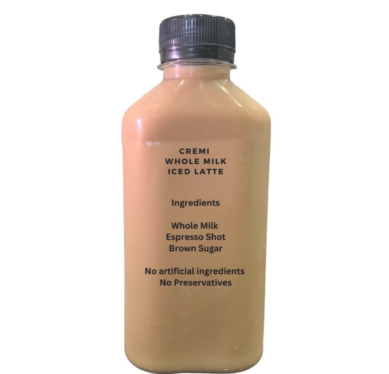 Cremi Whole Milk Ice Latte Made Fresh with 100% Colombian Arabica Beans 250ml