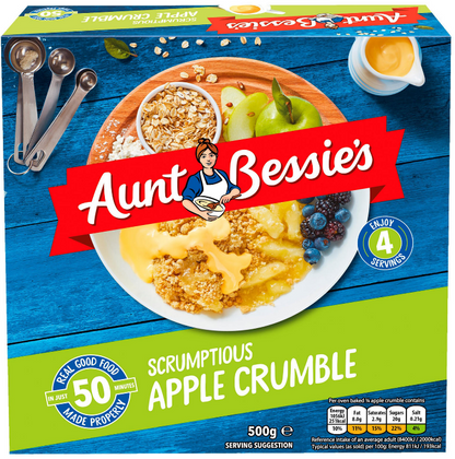 Aunt Bessies Apple Crumble 500g