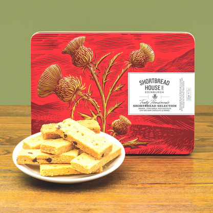 Shortbread House of Edinburgh Selection Box 500g ชอร์ตเบรดเฮาส์ ออฟ เอดินบะระ ซีเล็คชั่น บ็อกซ์ 500 กรัม