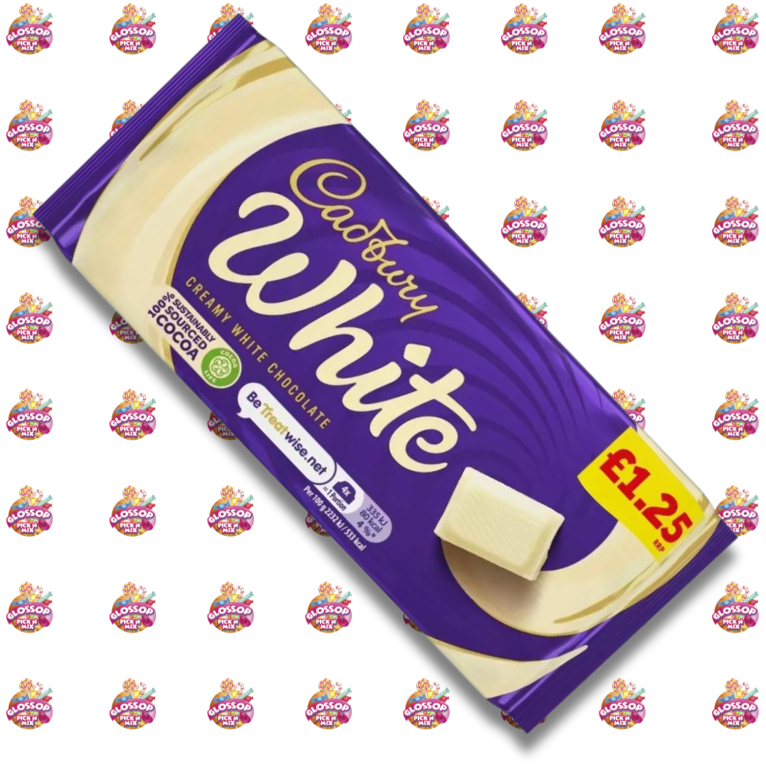 Cadbury White Chocolate Bar 90g