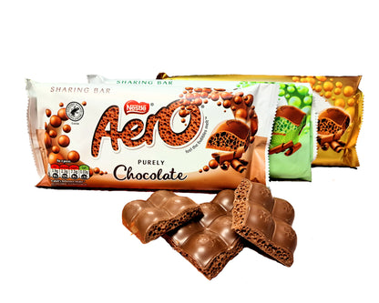 Nestle Aero Bubbly Bar Milk Chocolate Multipack [27gx4] 108g เนสท์เล่ แอโร บับบลี่ บาร์ ช็อกโกแลตนม มัลติแพ็ค [27กรัมx4] 108 กรัม