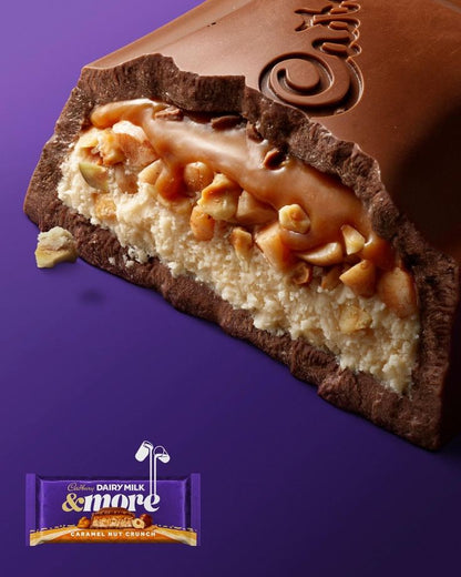 Cadbury Dairy Milk & More Caramel Nut Crunch 200g