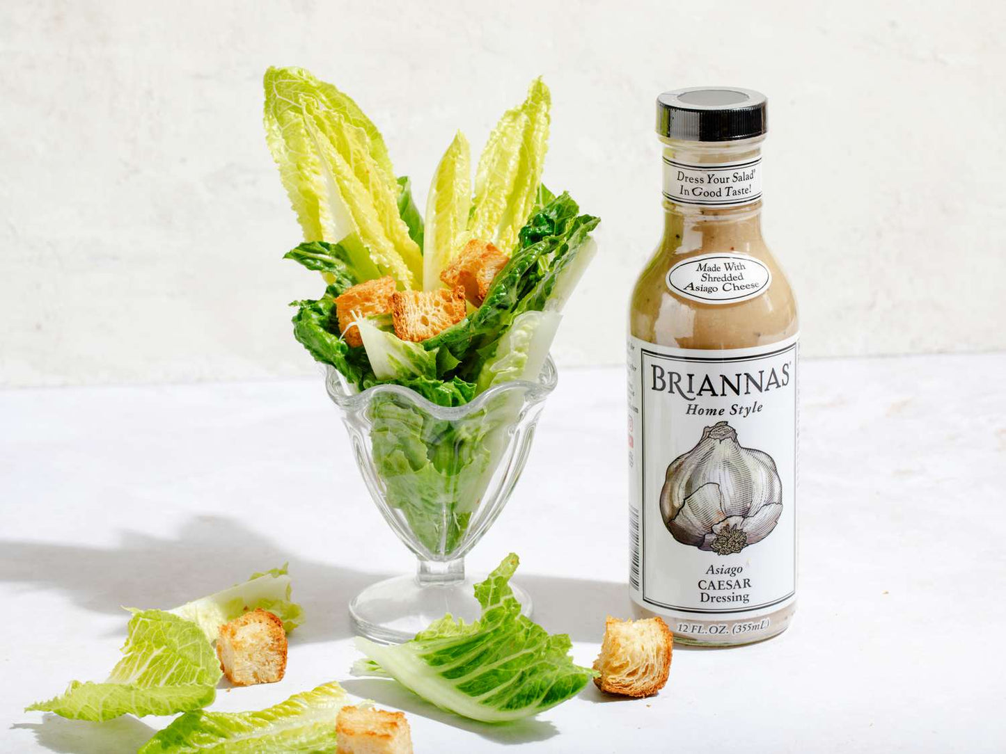 Briannas Home Style Asiago Caesar Salad Dressing 355ml