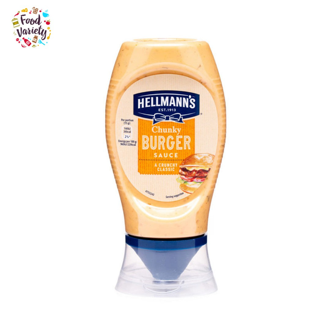Hellmann’s Chunky Burger Sauce 258g