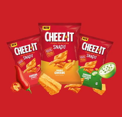 Cheez-It Snap'd Double Cheese Baked Snacks 40g