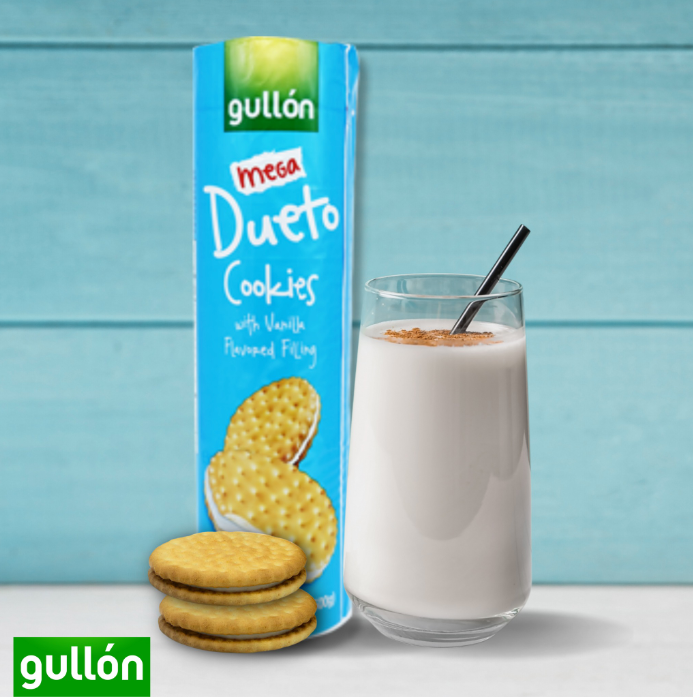 Gullon Mega Duo Vanilla Sandwich Biscuits 500g