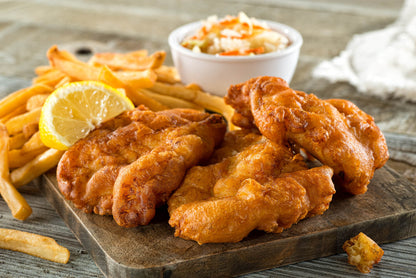 Iceland 2 Battered Fish Fillets 200g ไอซ์แลนด์ 2 ชิ้นเนื้อปลาชุบแป้งทอด 200 กรัม