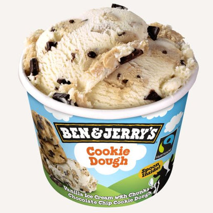 Ben & Jerry's Ice Cream Cookie Dough 100ml เบน แอนด์ เจอร์รี่ส์ ไอศกรีม แป้งคุกกี้ 100 มิลลิกรัม