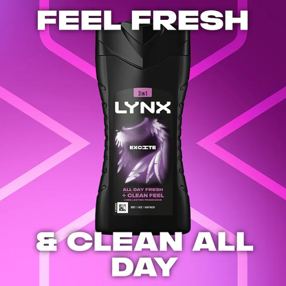 Lynx Excite Shower Gel 225ml
