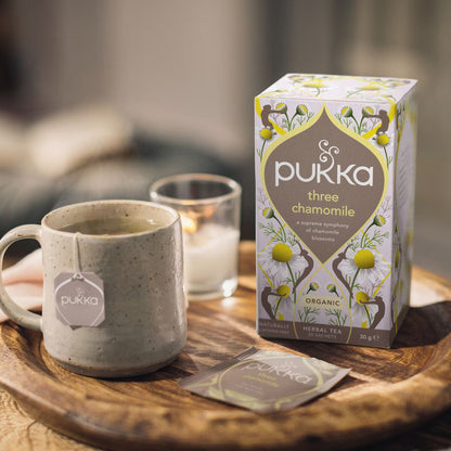 Pukka Organic Three Chamomile Herbal Tea 20 sachets