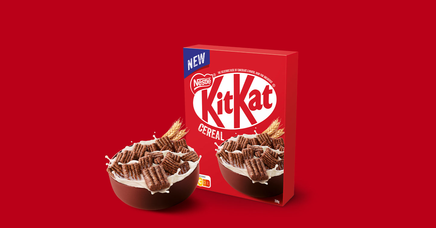 [Best Before 31-Oct-2024] Nestle Kit Kat Cereal 330G เนสท์เล่ คิทแคท ซีเรียลโกโก้ เคลือบด้วยช็อกโกแลตนม 330 กรัม