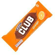 Mcvitie’s Club Orange 6x22g