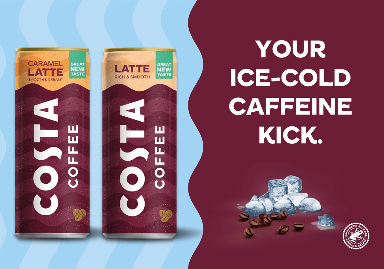 [BestBefore-31Dec2025] Costa Coffee Sidekick Double Espresso Latte Can 250ml