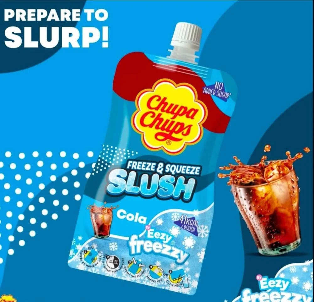 [BestBefore-28Nov2025] Chupa Chups Cola Slush Pouch 250g