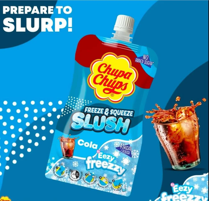 [BestBefore-28Nov2025] Chupa Chups Cola Slush Pouch 250g