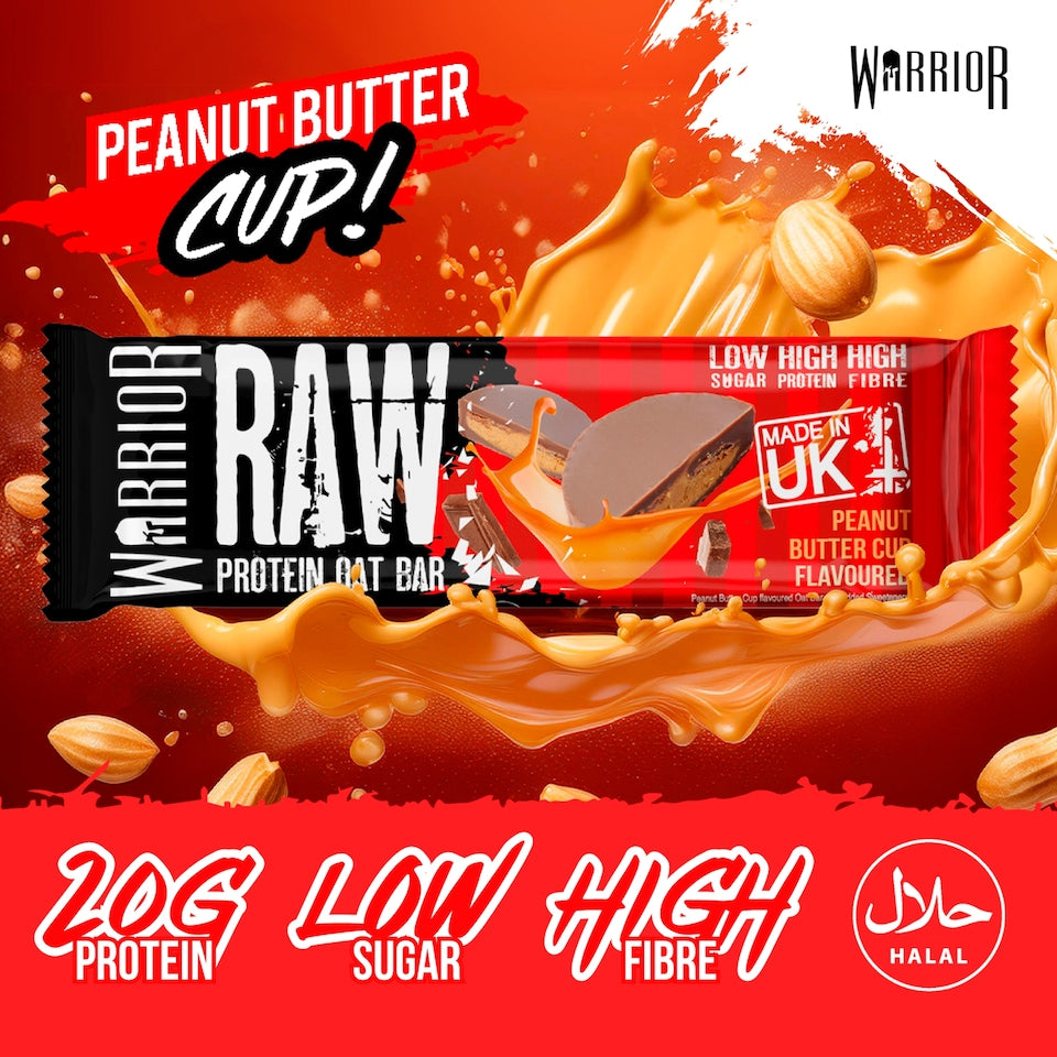 Warrior Raw Protein Oat Bar Peanut Butter Cup 75g