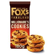 Fox’s Fabulous Millionaires Cookies 180g