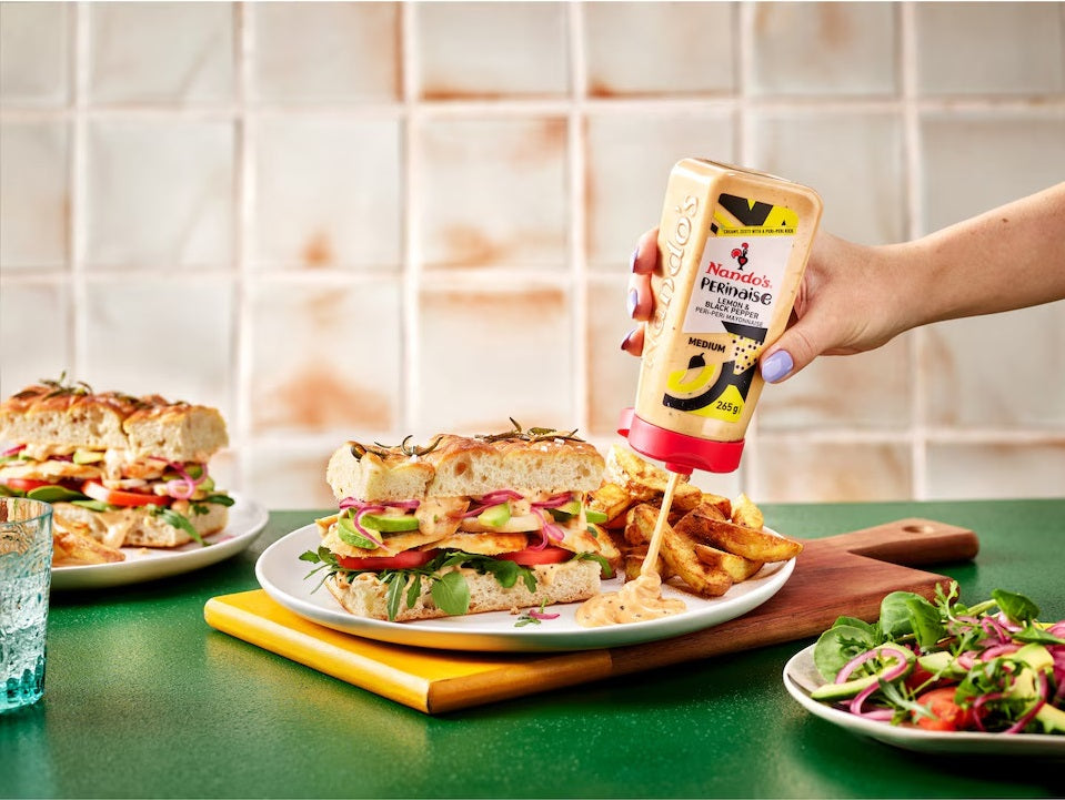 Nandos Perinaise Lemon & Black Pepper Peri Peri Mayonnaise 265g