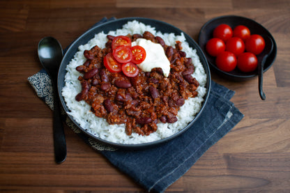 "[Bestbefore31Oct24] Kershaws Chilli Con Carne with Chips & Rice 460g เคอร์ชอว์ พริกคอนคาร์เน่ มันฝรั่งทอด และ ข้าว 460 กรัม"