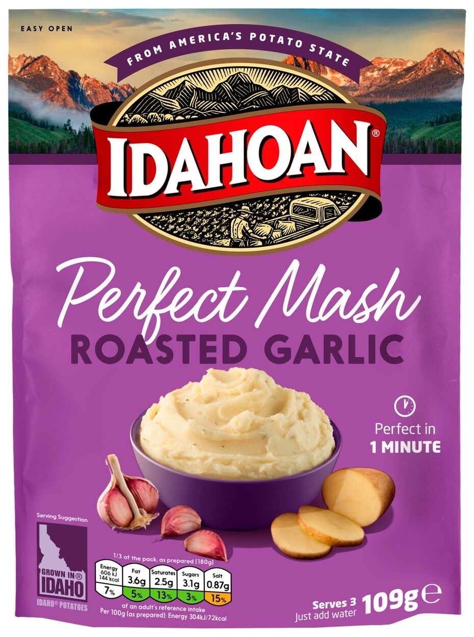 Idahoan Perfect Mash Roasted Garlic 109g