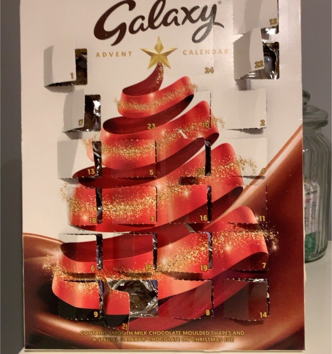 Galaxy Smooth Milk Chocolate Christmas Advent Calendar 110g