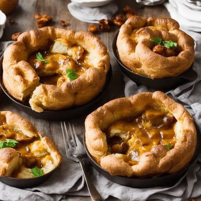 Aunt Bessie's 10 Large Yorkshire Puddings 275g อ้าน เบสซี่ พุดดิ้ง ยอร์คเชียร์ ขนาดใหญ่ 10 ชิ้น 275 กรัม