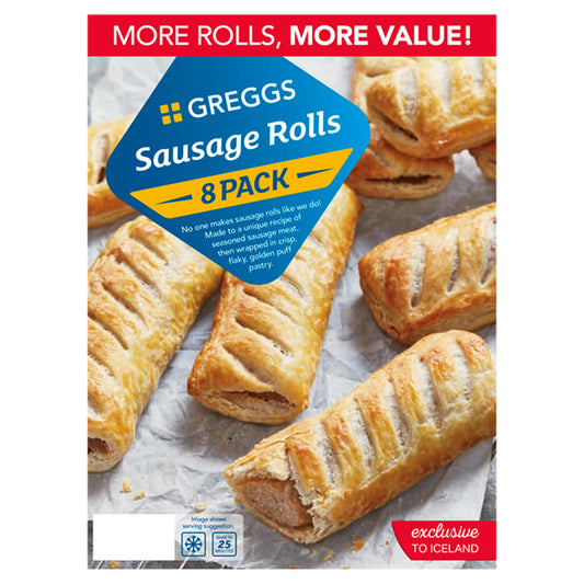 Greggs 8pk Sausage Roll 854g