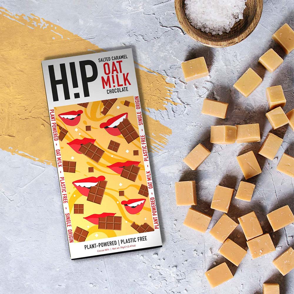 [Best Before 31Oct2025] Hip Oat Milk Cookies Salted Caramel Chocolate 70g