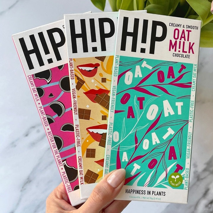 [Best Before 31Oct2025] Hip Oat Milk Cookies Salty Pretzel Chocolate 70g