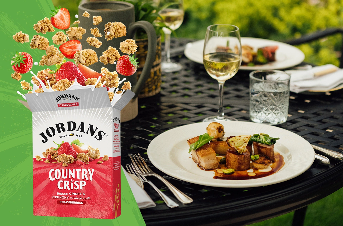 Jordan's Country Crisp Strawberry 400g