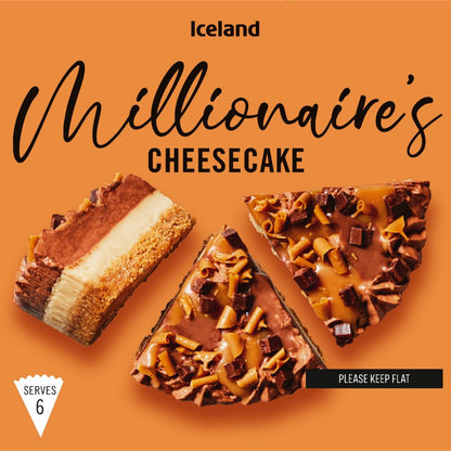 Iceland Millionaire's Cheesecake 450g ไอซ์แลนด์ มิลเลี่ยนแนร์ ชีสเค้ก 450 กรัม